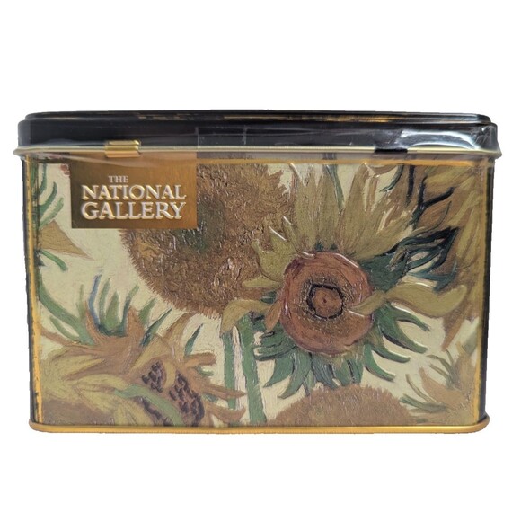 National Gallery Classic Tea Bags and Tin Vincent Van Gogh Sunflowers Sealed NEW - Picture 3 of 6